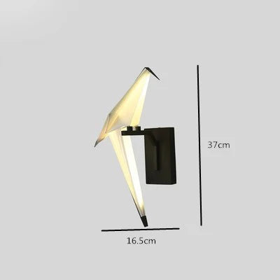 lampe postmoderne en fer acrylique pour amoureux des oiseaux - vue 20 sur 21