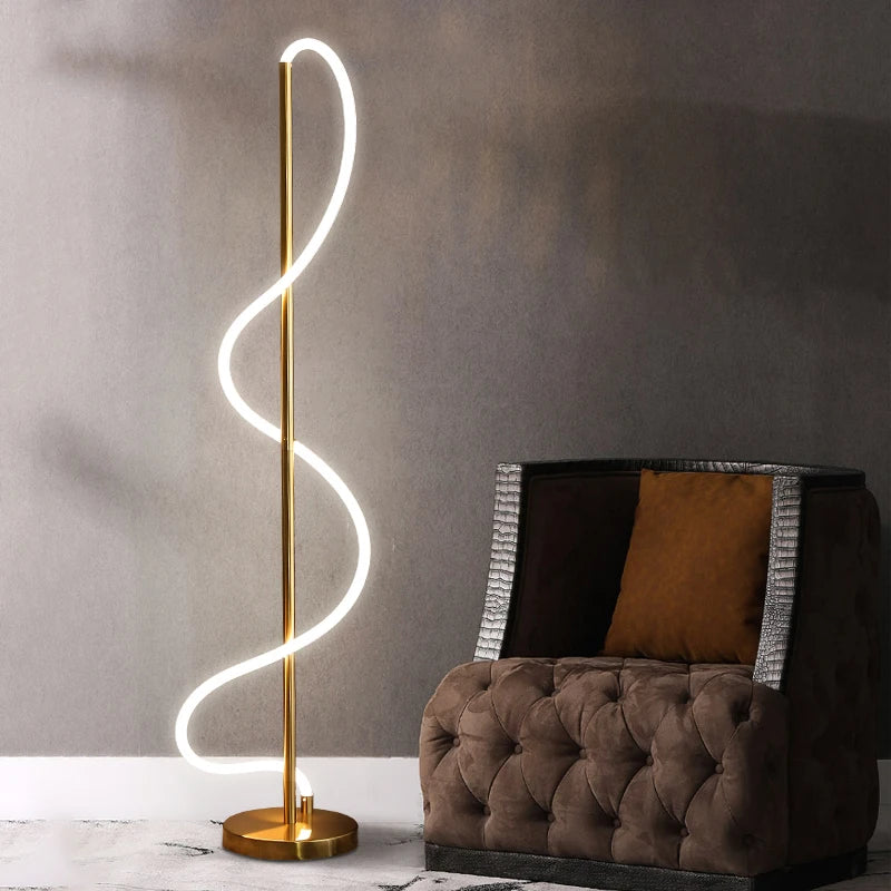 LED postmoderne musique Notes LED lumière lampadaire foyer étude
