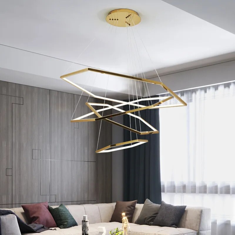Suspension hexagonale à plusieurs niveaux - vue 5 sur 8