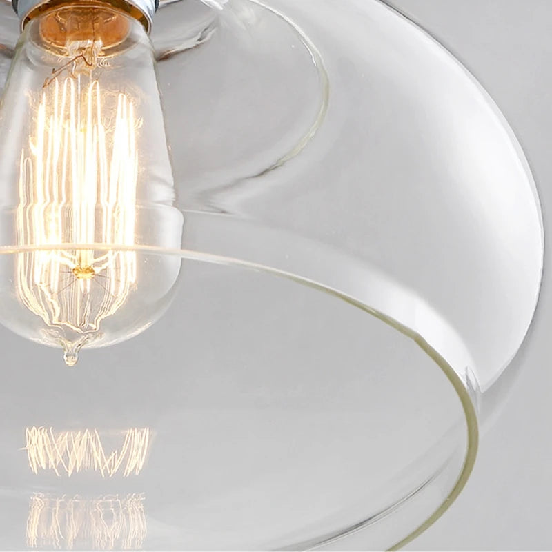 suspension rétro en bois avec éclairage led pour intérieur - vue 8 sur 9