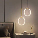 Nordique créatif suspension LED lumière 360 ° lueur chambre chevet Art lustre postmoderne suspension lampe de luxe
