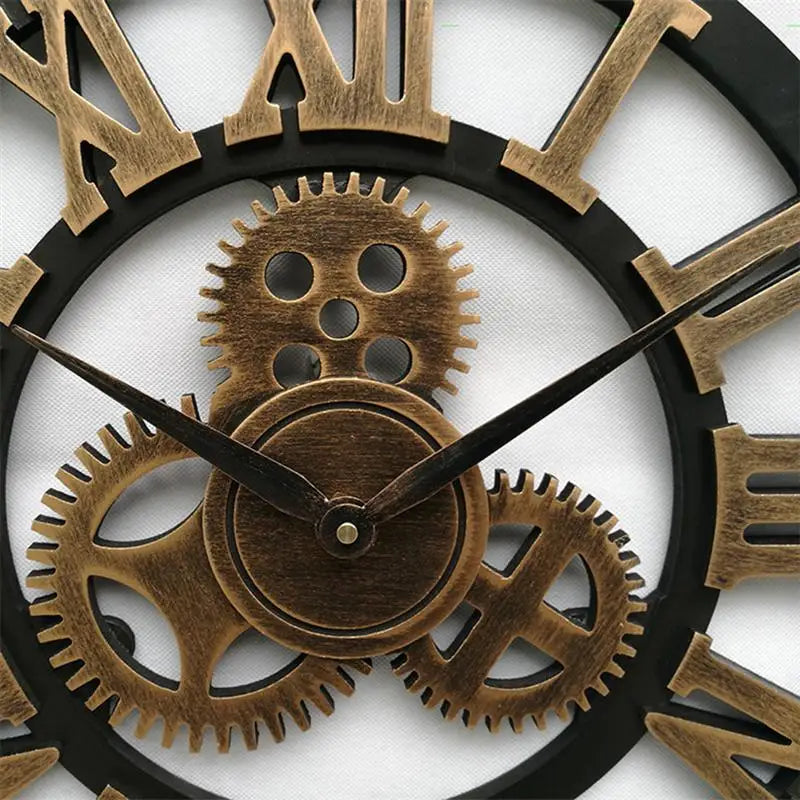 horloge murale rétro créative style décoratif tendance - vue 9 sur 8
