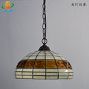 lustre en brique style européen lampes en verre tiffany antique simple