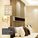 appliques murales intérieures style simple luminaria créatif 2 pièces