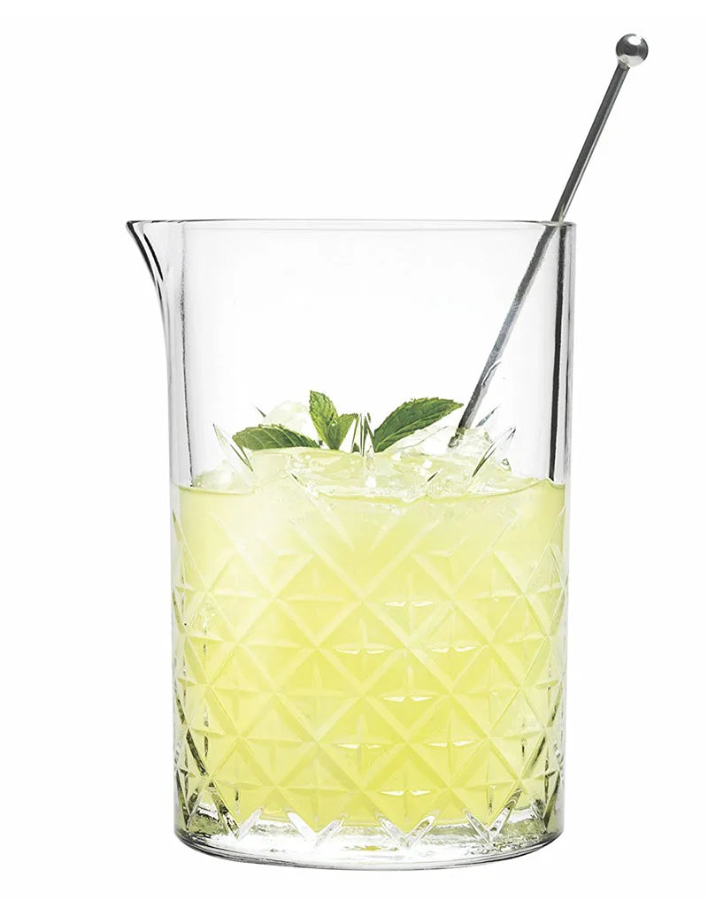 Verre cocktail relief clouté 700 ml style vintage - vue 7 sur 7