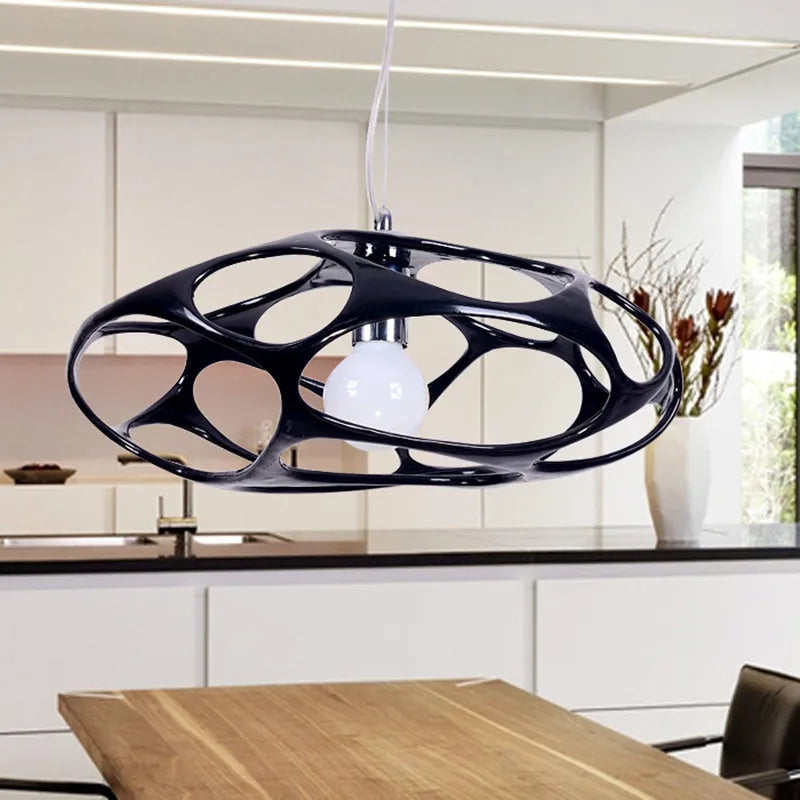gzmj moderne nid d'oiseau luminaire suspendu loft lumières - vue 3 sur 9