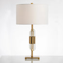 lampe à poser en verre design moderne pour décoration créative