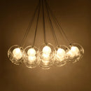 gzmj moderne boule de verre suspension lumières multiples têtes suspension lampe