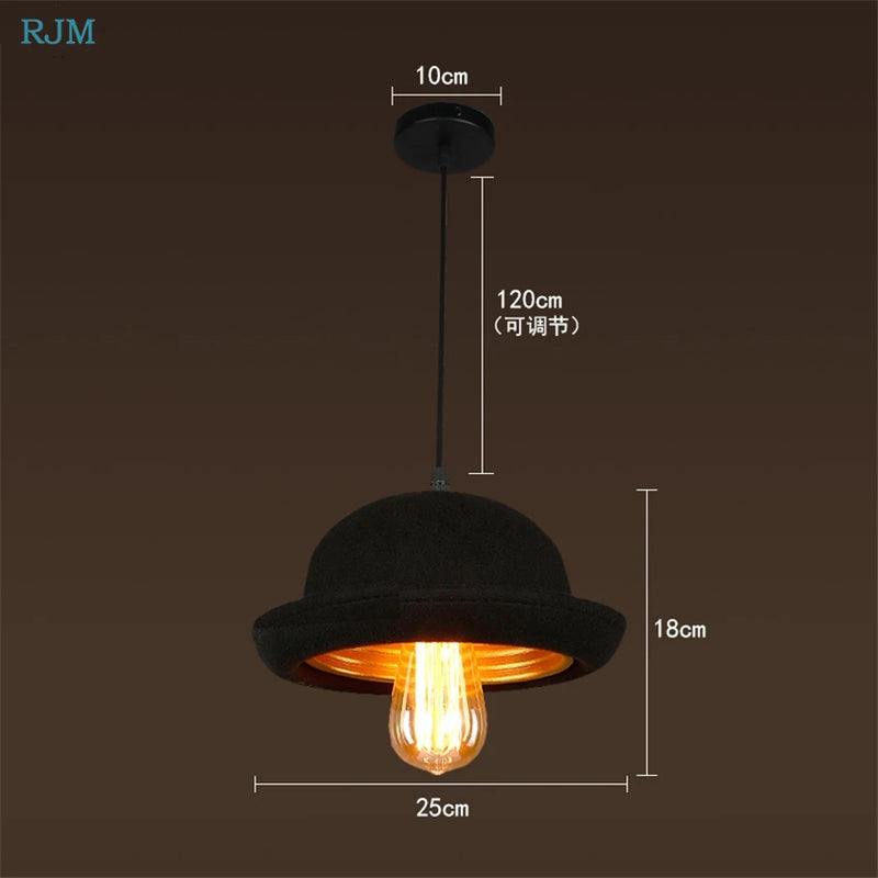 Suspension Chapeau Américain Tissu Créatif