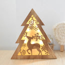 éclairage led vacances arbre noël cerf étoile décoration maison