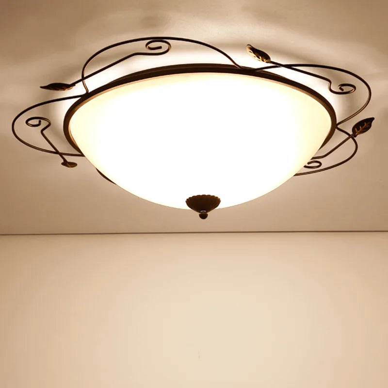 plafonnier moderne en verre style industriel pour éclairage décoratif - vue 3 sur 5