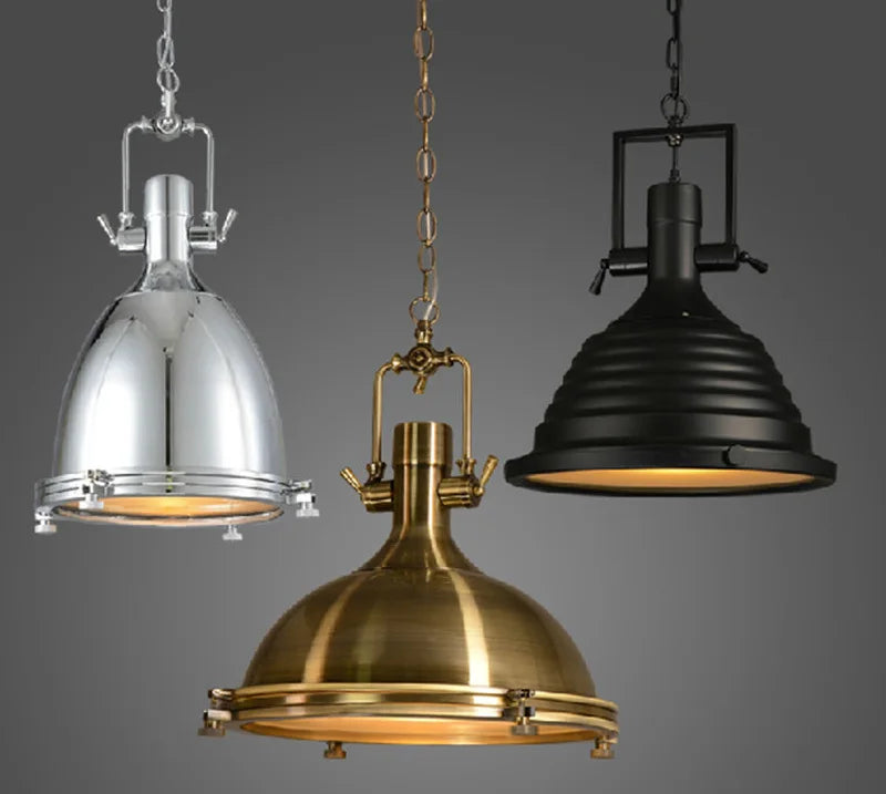lustre industriel en fer style nordique pour cadeaux de nouvel an - vue 2 sur 14