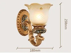 applique murale vintage rétro luminaire de luxe européen - vue 5 sur 11