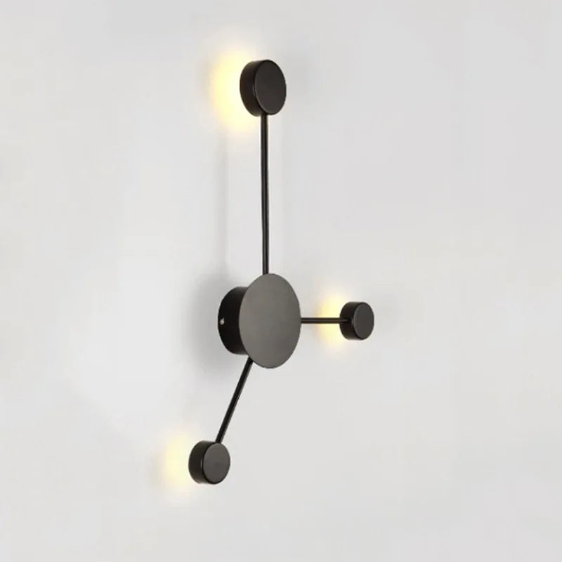 applique murale led d'art nordique pour éclairage d'hôtel - vue 2 sur 6