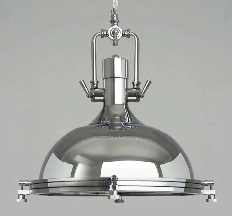 lustre industriel en fer style nordique pour cadeaux de nouvel an - vue 4 sur 14