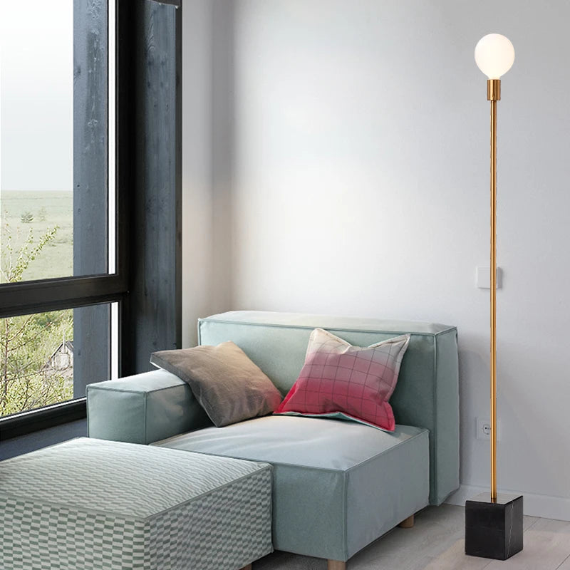 lampe à poser en marbre moderne pour décoration nordique créative - vue 5 sur 9