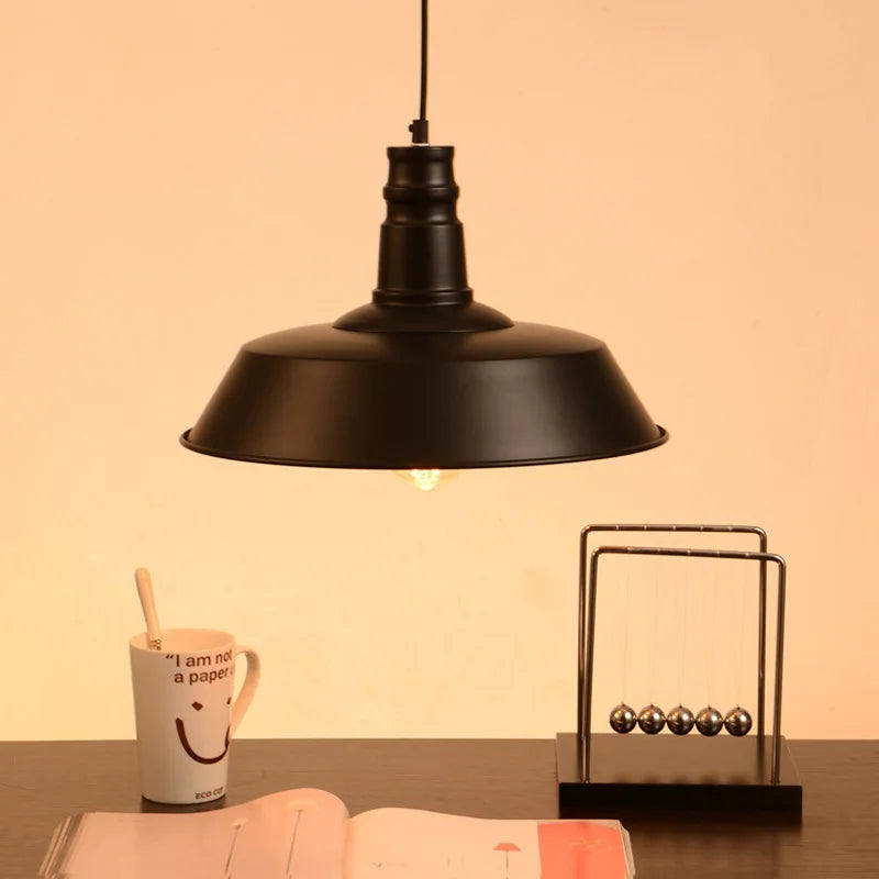 lustre vintage rustique pour bar restaurant café - vue 5 sur 8