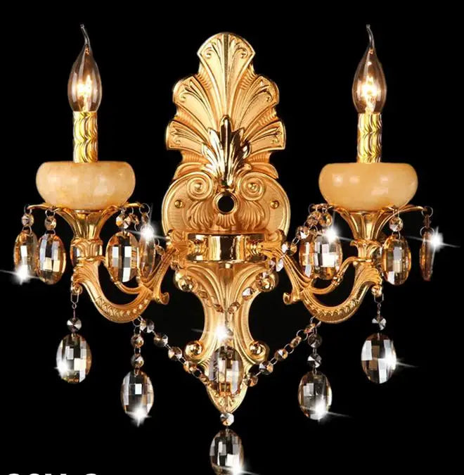 applique murale rétro à 5 bras en cristal pour intérieur élégant - vue 12 sur 12