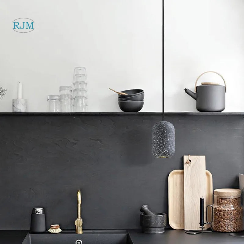 lustre nordique macaron style industriel danois pour bar - vue 3 sur 6