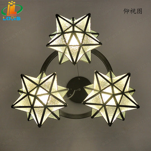 lustre pentacle créatif pour bar restaurant et intérieur