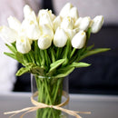 lot de 10 tulipes artificielles pour décoration de mariage et jardin