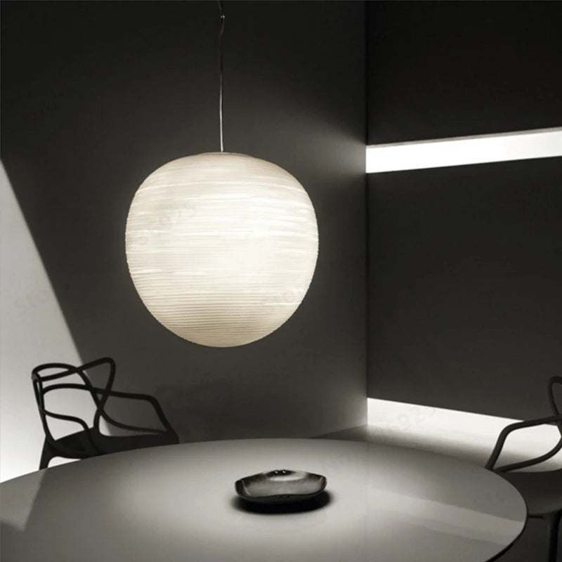 suspension globe rétro gzmj en verre abat-jour luminaire - vue 6 sur 9