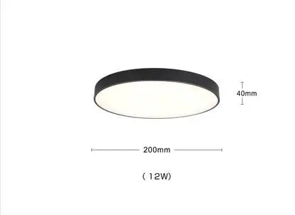 plafonnier moderne nordique en cuivre led acrylique iwhd - vue 11 sur 14