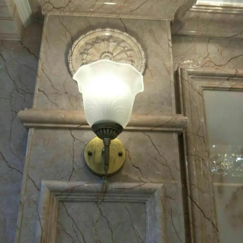 applique murale vintage en verre pour intérieur et extérieur - vue 6 sur 10