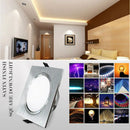 plafonnier led satiné encastré pour décoration éclairage maison