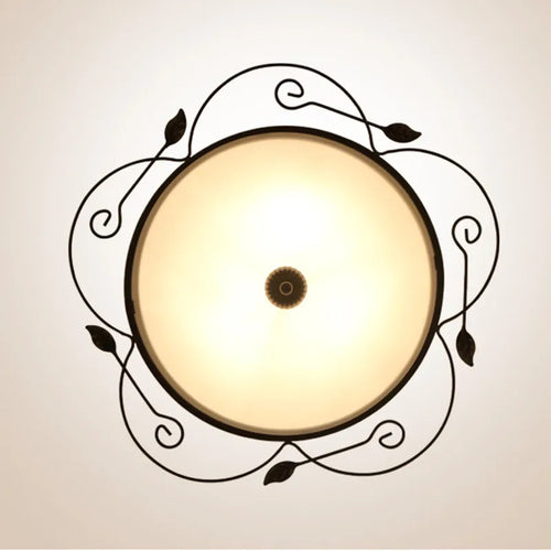 plafonnier moderne en verre style industriel pour éclairage décoratif