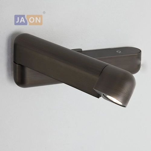 applique murale led nordique rotative sans fil avec interrupteur - vue 3 sur 5