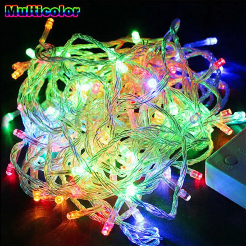 guirlande lumineuse led 100 ampoules étanches pour extérieur décorations festives - vue 3 sur 15