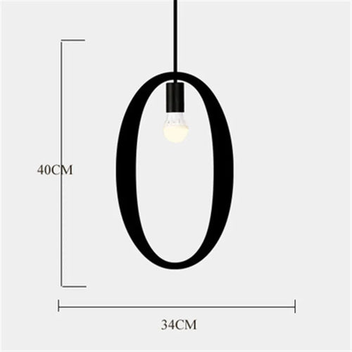 suspension nordique diy love luminaire décoratif pour loft et bar - vue 20 sur 29
