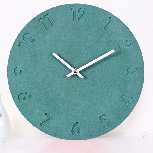 horloge murale numérique en bois design moderne décoration intérieure silencieuse - vue 2 sur 9