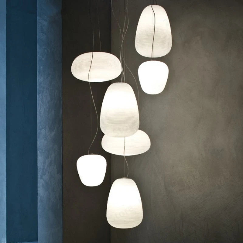 suspension globe rétro gzmj en verre abat-jour luminaire