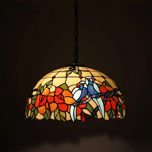 lustre rétro en verre teinté pour café et restaurant