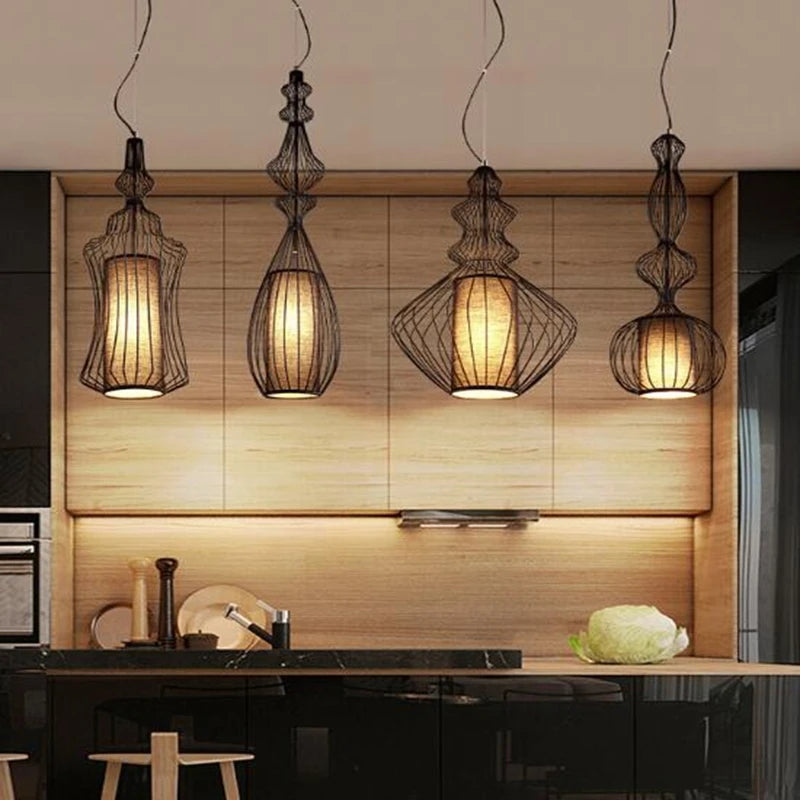suspension vintage américaines pour décoration intérieure