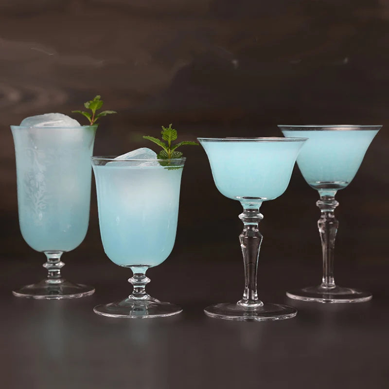 Verres a cocktail martini design elegant bar maison - vue 4 sur 7