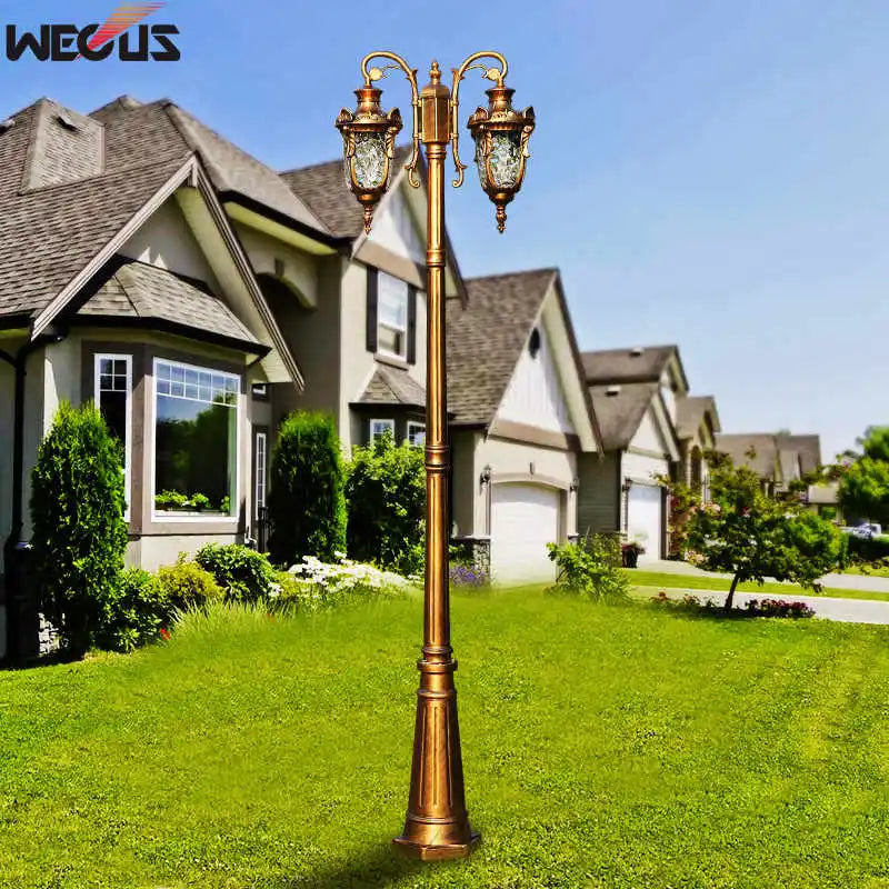 (H≈2.6M)Villa Home Outdoor Garden Light Park Community Landscape Street Project Lighting Street Lamp - vue 3 sur 10