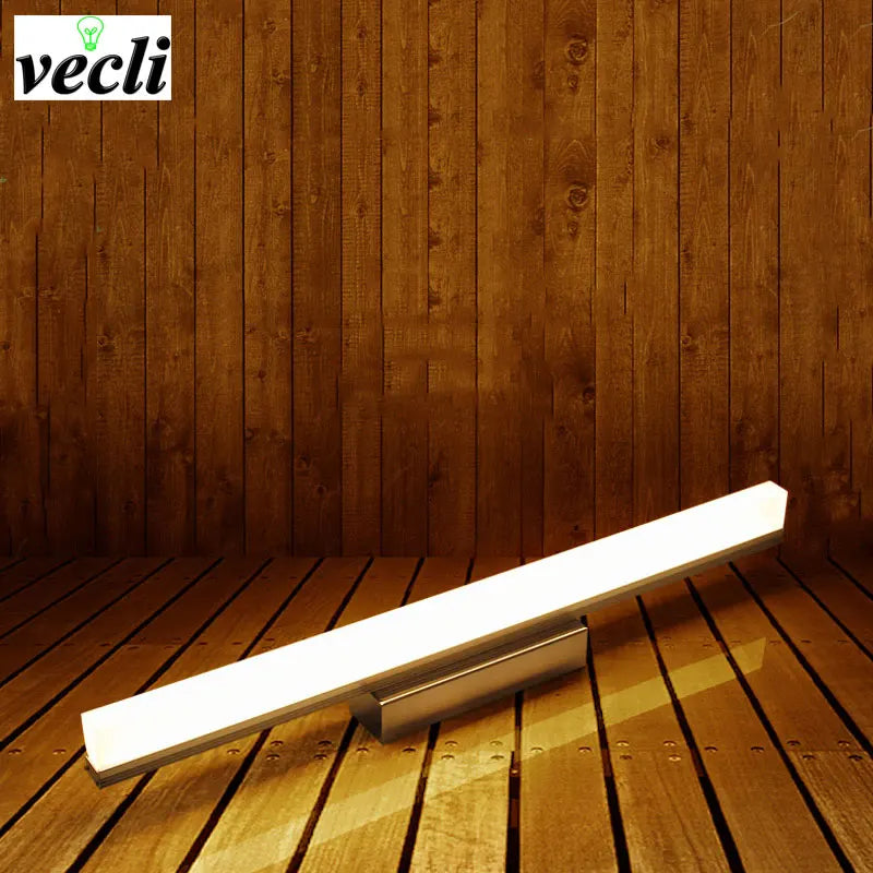 12W 490MM Bathroom Led Mirror Front Light ,LED Stainless Steel Wall Mounted Bathroom Lights AC85-260V Bar Modern Wall Lamps - vue 2 sur 6