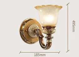 applique murale vintage rétro luminaire de luxe européen - vue 4 sur 11
