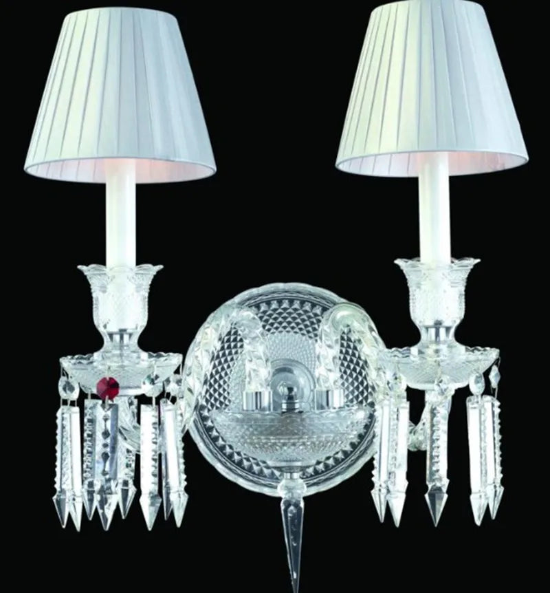 applique murale en cristal pour éclairage intérieur et mariage - vue 5 sur 10
