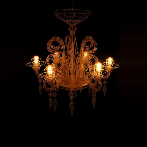 suspension design en alliage moderne pour intérieur élégant