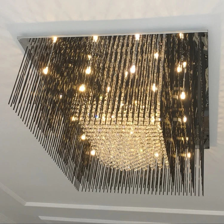 plafonnier en verre design moderne pour un éclairage élégant intérieur - vue 5 sur 10