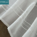 Voilage rideau rayures style européen pour salon chambre