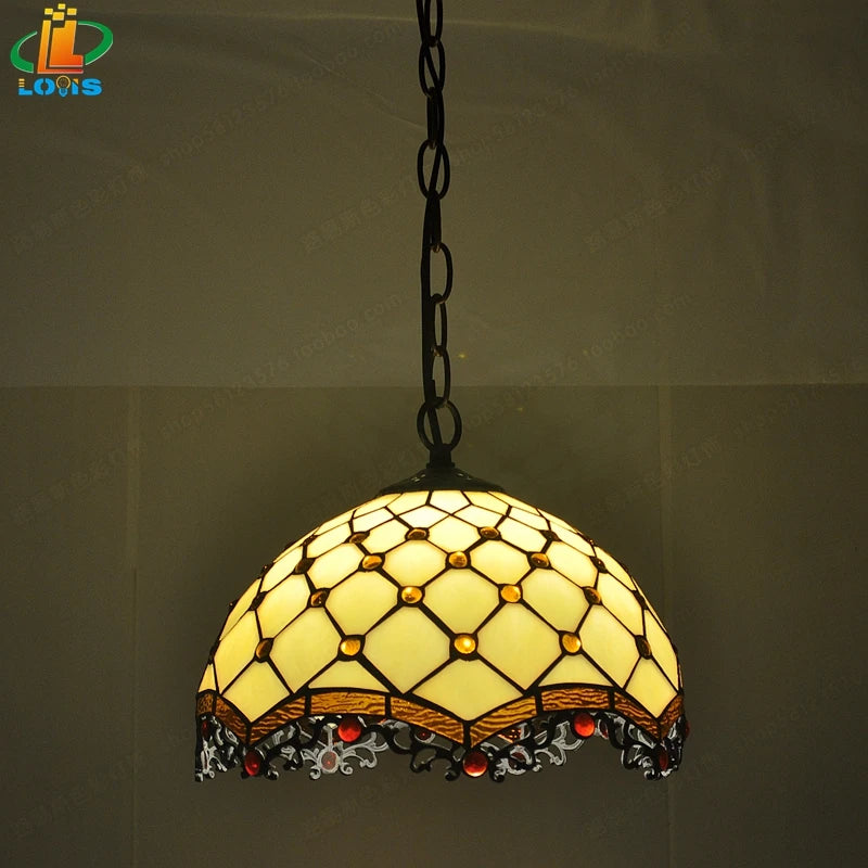 suspension en perles de cristal dragon européen design vintage élégant - vue 5 sur 6
