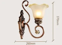 applique murale vintage rétro luminaire de luxe européen - vue 3 sur 11