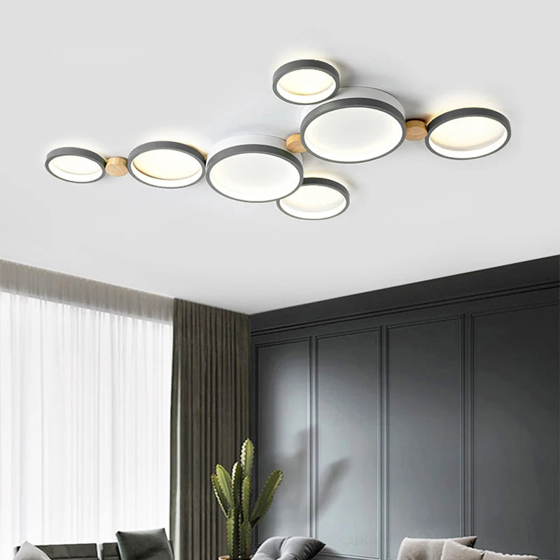 Plafonnier led de style scandinave - vue 4 sur 25