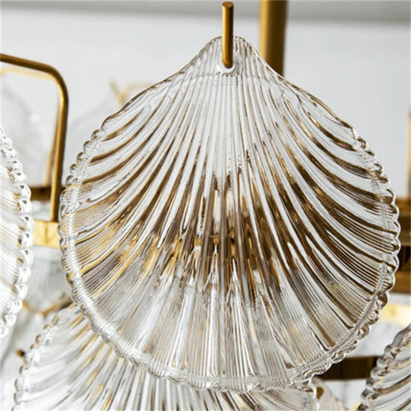 suspension en cristal design nordique luxueux éclairage d'ambiance - vue 4 sur 13