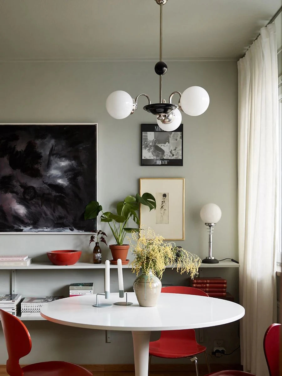 lustre moderne led décoration nordique éclairage intérieur - vue 7 sur 16